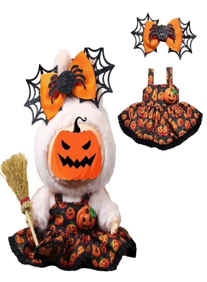 Brevynx Doll Clothes for Labub17cm/15cm Outfit Set- Party Clothes High-End Fashion Outfits Suitable Accessories Christmas Cloak Halloween Premium Clothing 5.91-6.7 inch (No Doll) - Image 1